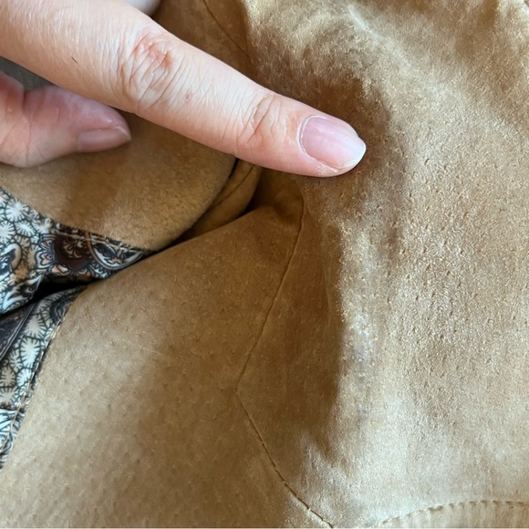 Vintage Tan suede Utility short jacket - Picture 10 of 10